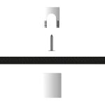 Kabelhouder wit set van 5 stuks - Afbeelding 2
