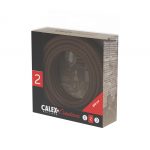 Textiel omwikkelde kabel 1,5 meter metallic bruin - Afbeelding 3