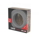 Textiel omwikkelde kabel 1,5 meter zwart/wit - Afbeelding 3