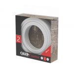 Textiel omwikkelde kabel 3 meter wit - Afbeelding 3