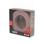 Textiel omwikkelde kabel 3 meter rood/wit - Afbeelding 3