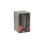 Fitting aluminium mat parel zwart E27 - Afbeelding 3
