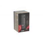 Fitting aluminium model M-003 mat parel zwart E27 - Afbeelding 3