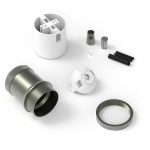 Fitting aluminium model M-003 mat brons E27 - Afbeelding 2