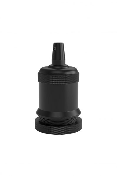 Fitting aluminium model M-003 mat zwart E27