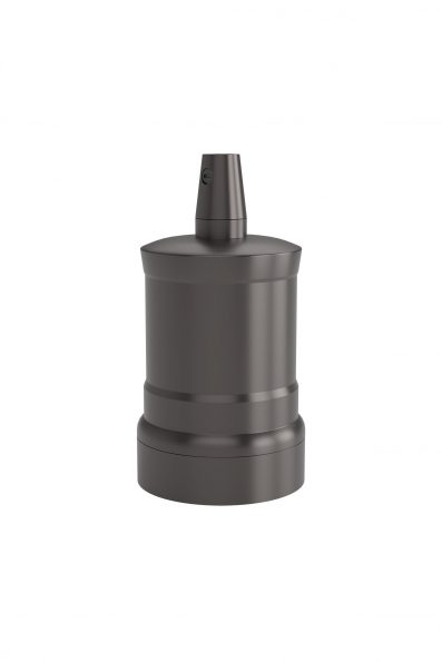 Fitting aluminium model M-035 mat parel zwart E27