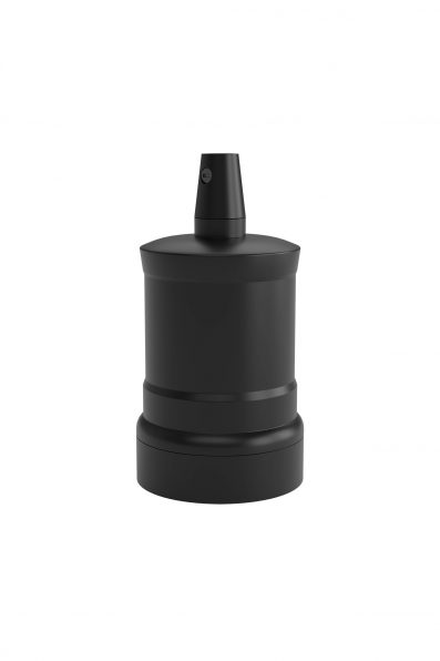 Fitting aluminium model M-035 mat zwart E27