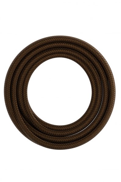 Textiel omwikkelde kabel 1,5 meter bruin