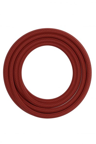 Textiel omwikkelde kabel 1,5 meter rood