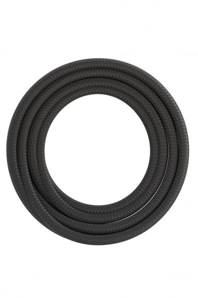 Textiel omwikkelde kabel 3 meter grijs