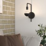 Lamphouder U-line wandarmatuur ZWART - Afbeelding 2