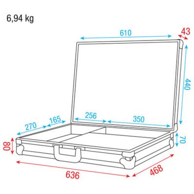 Case for ER216 Wireless mic - D7431B