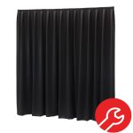 Pipe & Drape Doek geplooid 3m x 3m - Afbeelding 2
