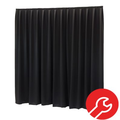 Pipe & Drape Doek geplooid 3m x 3m